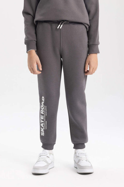 Спортивные штаны с принтом для мальчиков - Defacto фото 5