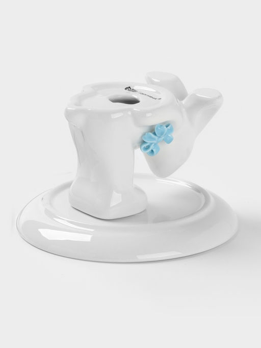 Блюдо для пирожных Зайка, 13?12?8 см, цвет белый - Доляна фото 4