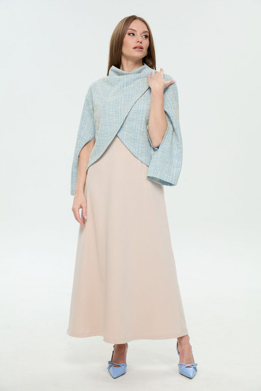 Костюм NIKVA н1035-3 небесный и капучино  фото 3