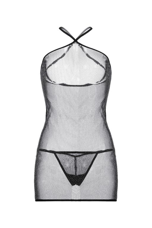 Комбинация и стринги Candy Girl Star с люрексом, черные, OS  фото 3