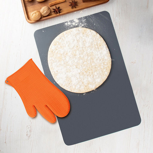 Прихватка-варежка (рукавица) силиконовая для горячего 27,5х17см, рильефная поверхность, "TalleR"