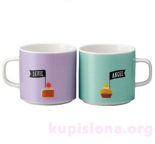 Подарочный набор кружек Angel and devil - Купи слона фото 3