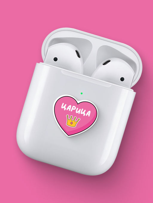 Набор 3D стикеров для телефона 3 шт. "GRL PWR"