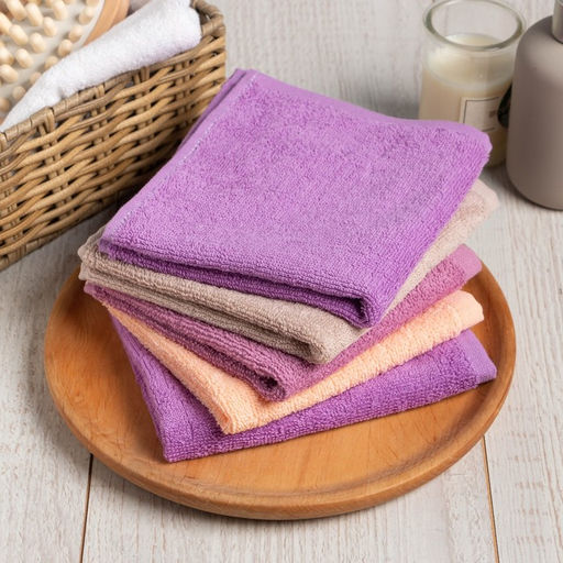 Набор махровых салфеток Sweet home 30х30 см -5шт, 100% хл, 340гр/м2 - Этель фото 2