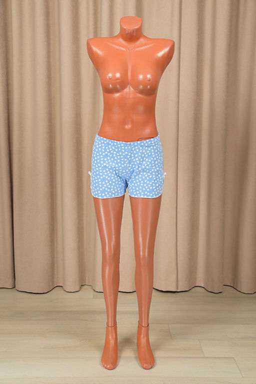 Пижама с шортами на бретелях (90-19)