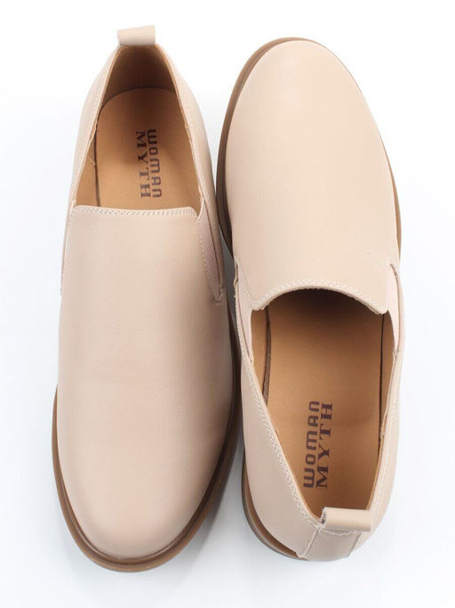 06-M47-21 BEIGE Туфли женские (натуральная кожа)