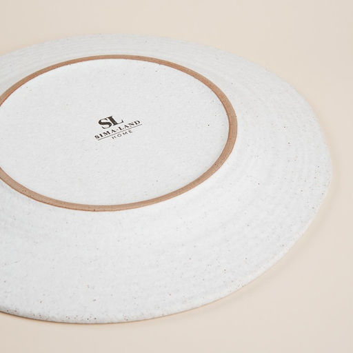 Тарелки SL Home Арена Бланка, d=26.5 см, набор 2 шт., керамика, белые