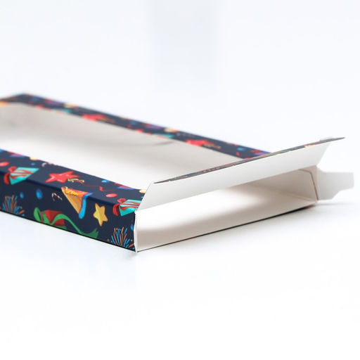 Цена за 5 шт. Коробка для шоколада новогодняя «Подарки», 17×8×1.4 см