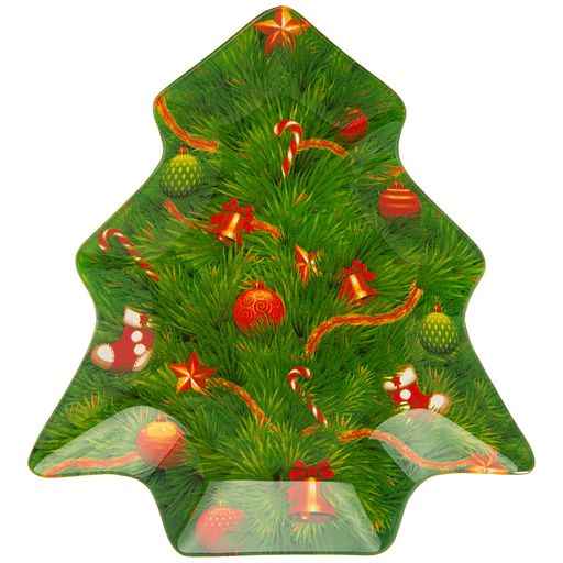 Цена за 6 шт. БЛЮДО ДЛЯ СЕРВИРОВКИ КОЛЛЕКЦИЯ РОЖДЕСТВЕНСКАЯ СКАЗКА20СМ - Lefard фото 2