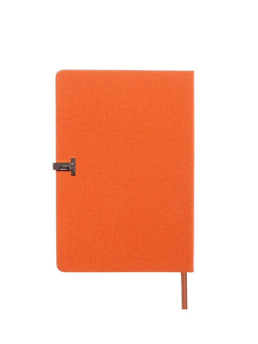 Ежедневник недатированный А5, с хлястиком, 96 листов, в линейку, пвх, оранжевый - Simaland фото 13