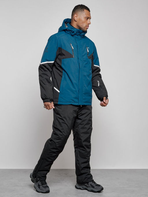 Горнолыжный костюм мужской зимний синего цвета 6319S - Leifensh фото 3
