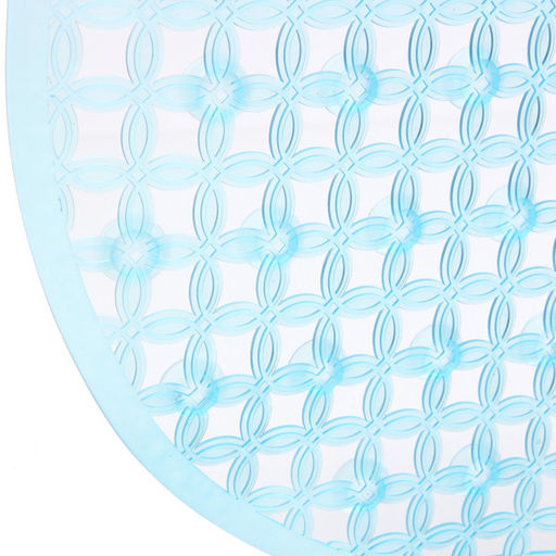 Коврик в ванну 64х34 "Куба" синий