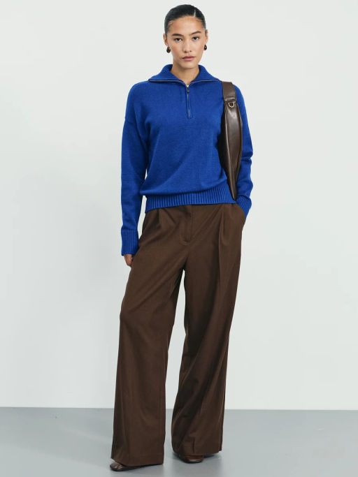 Джемпер на молнии из вискозы / Zarina  фото 2