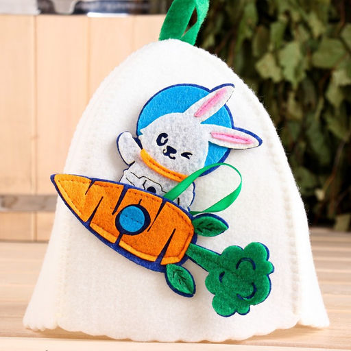 Шапка для бани с аппликацией К взлету готов - Simaland фото 3