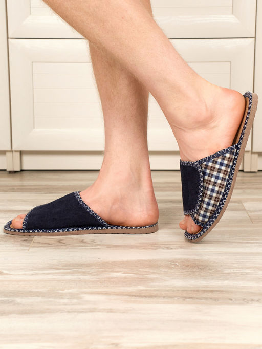 Тапочки мужские арт.124п вельвет