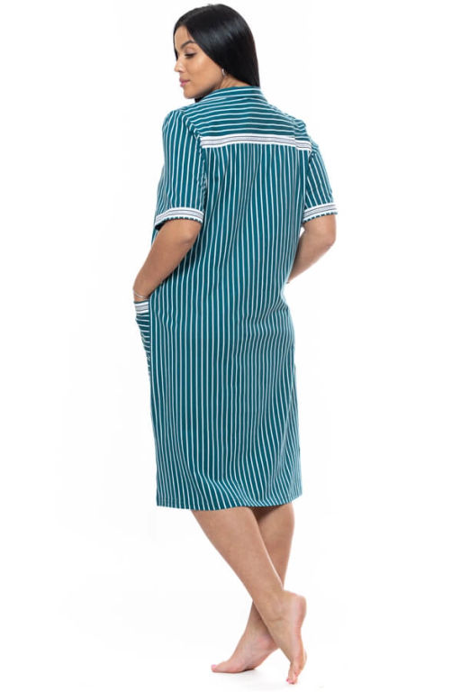 Халат женский, цвет бирюзовый