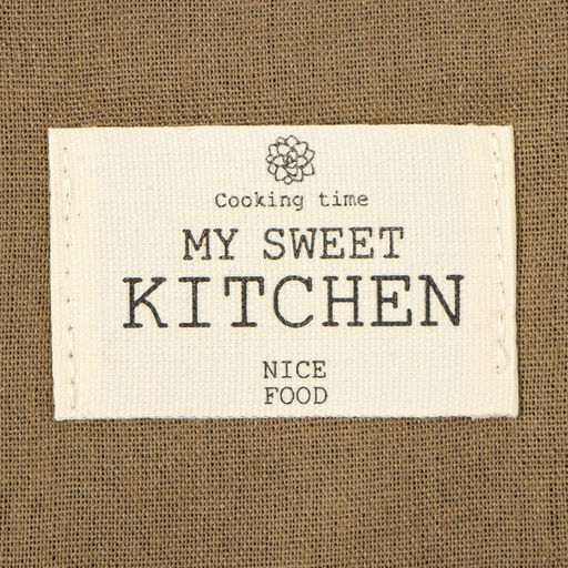 Цена за 2 шт. Прихватка «Этель» ECO, оливковая, 19×19 см, 70% хлопок, 30% лён, ватин 250 г/м²