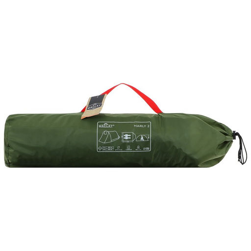 Палатка туристическая Maclay HARLY 2, р. 210х150х100 см, 2-местная, однослойная  фото 13