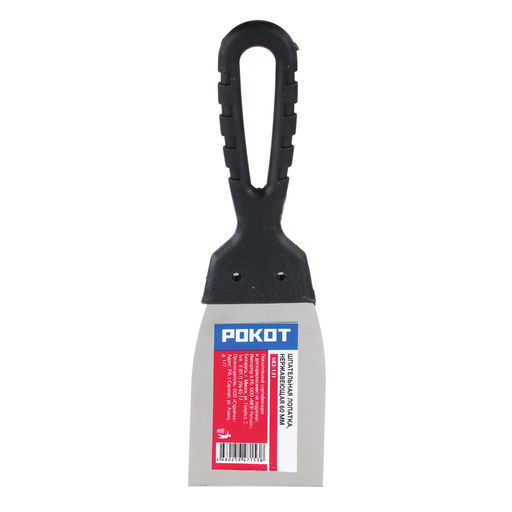 Шпатель 60мм, пластик.ручка "Рокот"