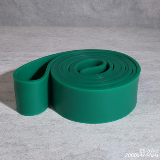 Эспандер ленточный Woohooo Fit Tape / 2080X4X44mm / Cила сопротивления 25-57 кг / TPE /уп 40/ Зеленый