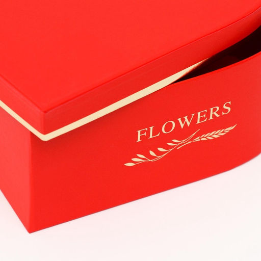 Набор подарочных коробок сердце 3 в 1, красный с тиснением, 28.5?26?11 - 23.5?21?8.5 см