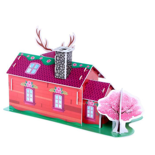 Конструктор 3D из пенокартона Домик Феи, 22 детали - Unicon фото 3