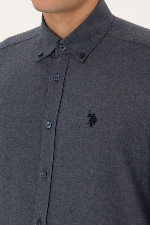 Erkek A__k Lacivert Uzun Kollu G_mlek - U.s. polo assn фото 7