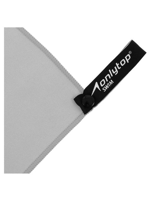 Полотенце из микрофибры ONLYTOP, 76×152 см, цвет серый