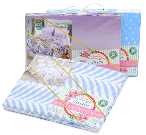 Комплект постельного белья из поплина жаккард ТОПАЗ, цвет какао - ИП Марков С.Н фото 3