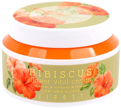 Антивозрастной крем для лица с экстрактом гибискуса - Hibiscus Flower Vital Cream, 100 мл