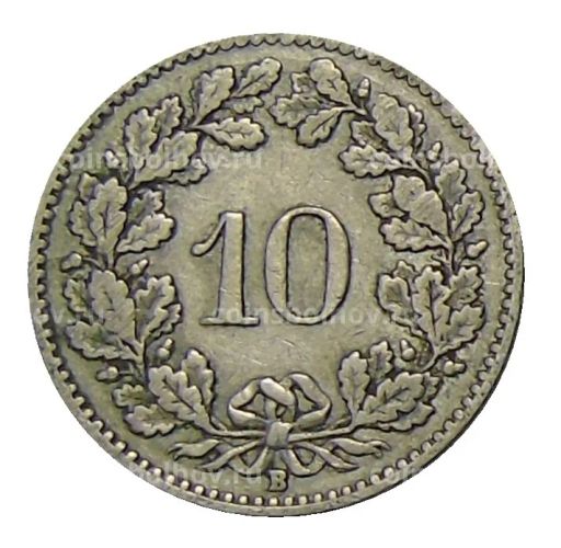 10 раппенов 1924 года Швейцария