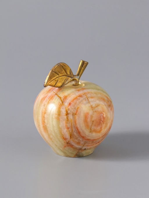 Набор фигурок 6 шт. «Яблоко», 3.8 см, оникс