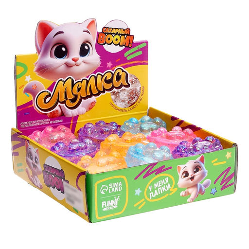 Антистресс сквиш мялка Funny toys «Лапка», сахарный бум, МИКС