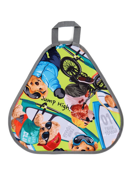 Ледянка мягкая Bear, треугольная, цвет МИКС