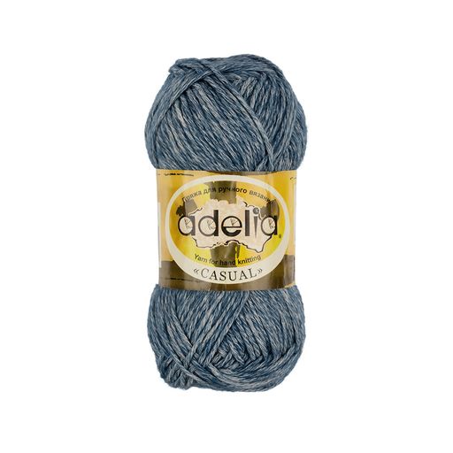 Пряжа ADELIA CASUAL 72% хлопок, 28% акрил 10 шт. х 50 г 130 м  6 м
