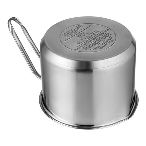 Молочник (молоковарка) Walmer Glasgow, 1 л, цвет хром  фото 3