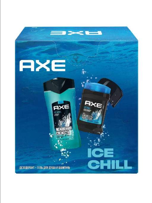 AXE набор АЙС ЧИЛЛ (део-стик 50мл + гель д/душа 250мл)