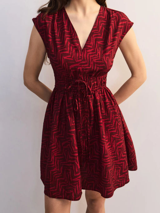 Платье из вискозы с принтом ZR2605012915-208 / Zarina