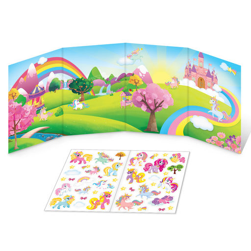 Наклейки многоразовые Для девочек, набор 4 шт.