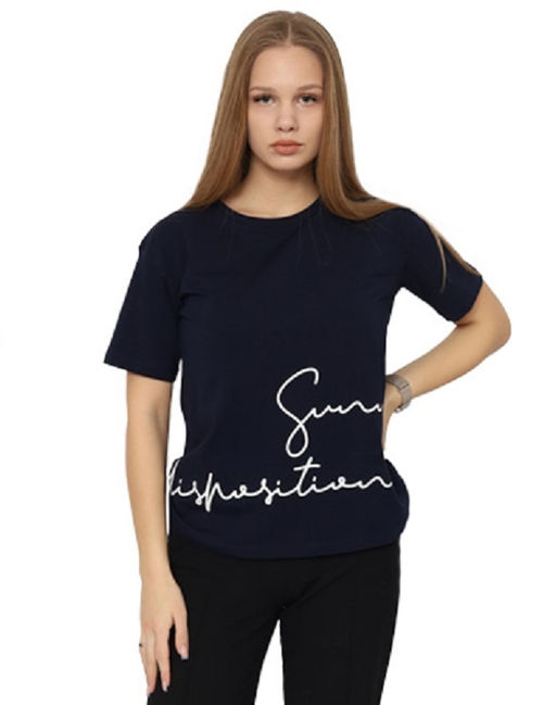 CRB wear/CSLW 60358-43 Футболка женская,голубой/Ex.Cherubino  фото 94