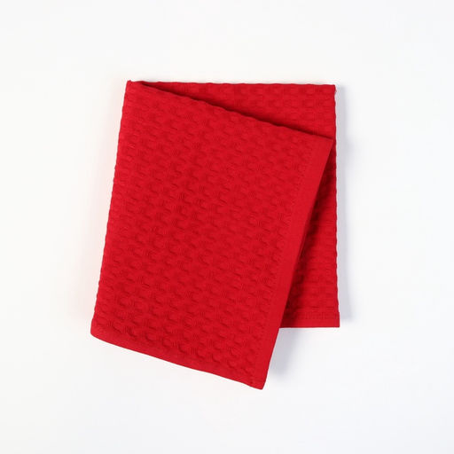 Цена за 2 шт. Набор подарочный Доляна From Santa: бордовый, полотенце 35?60 см, хлопок 100%, вафля 220 г/м?