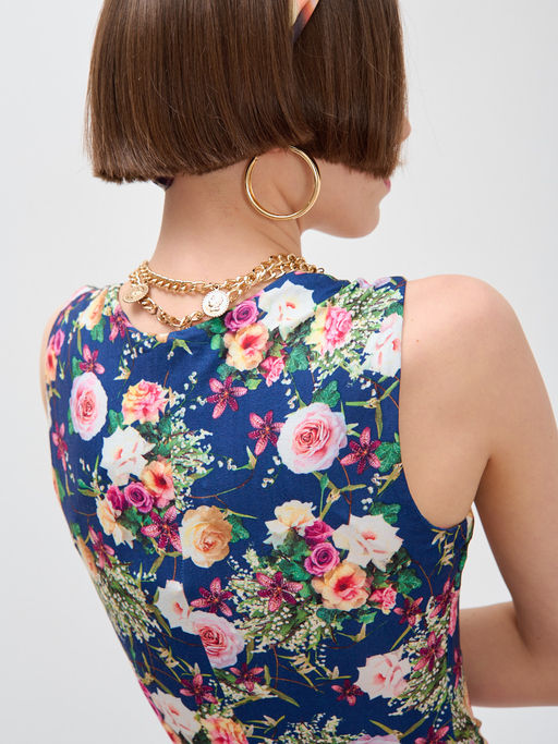 Платье с вырезом каре OD-634-2