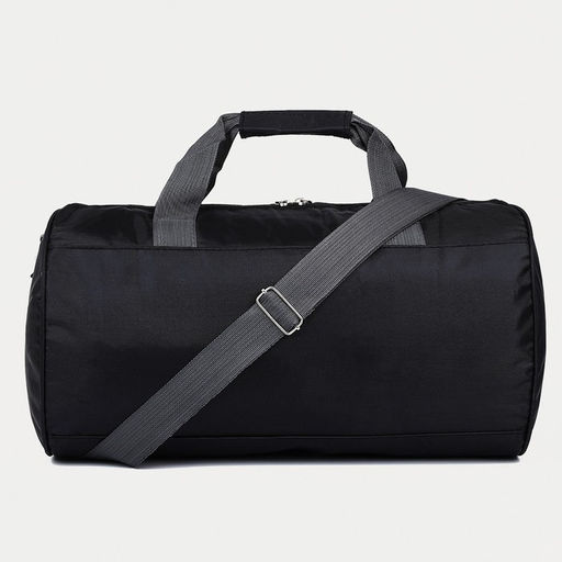 Сумка спортивная на молнии, длинный ремень, цвет чёрный/василёк - Simaland фото 3