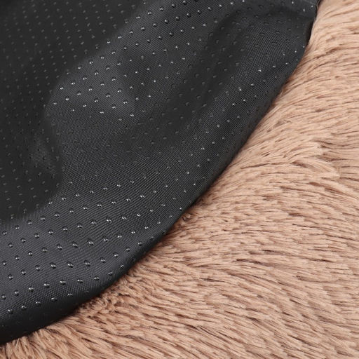 Лежанка для собак и кошек, длинный мех, 45 х 35 х 11 см, коричневая - Пижон фото 7