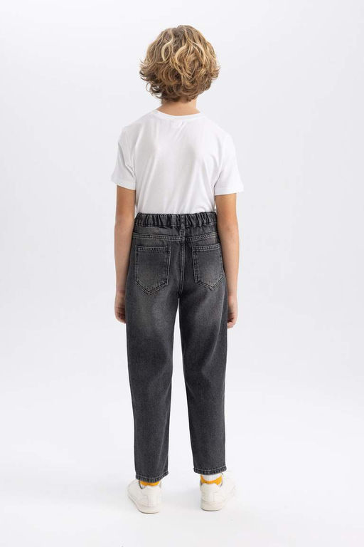 Джинсовые брюки Baggy Fit для мальчика - Defacto фото 9