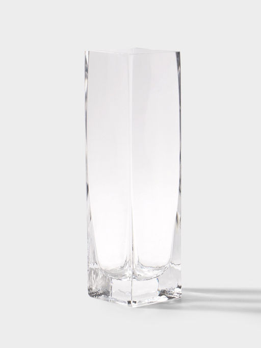 Ваза стекло настольная "Орели" 22х6 см, прозрачный
