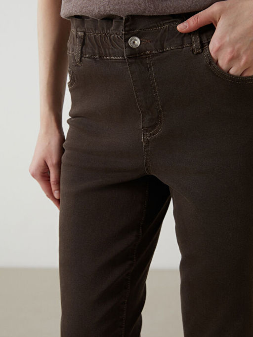 Slim Mom Kad?n Jean Pantolon