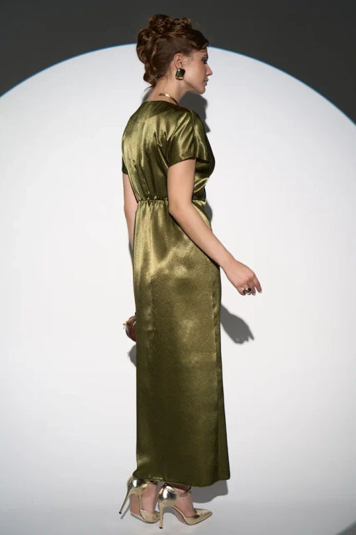 Платье Иола (олива) - Эльза фото 23