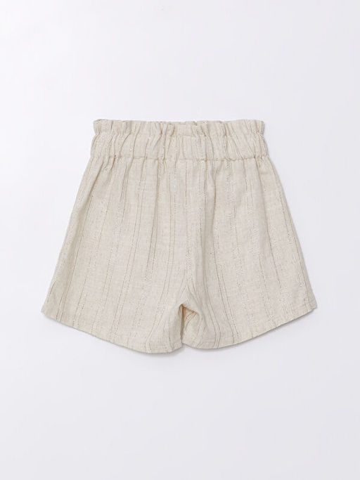 Beli Lastikli Keten Kar???ml? K?z Bebek ?ort - Waikiki фото 3