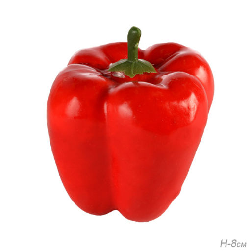 Цена за 1 шт. Муляж Перец красный 8 см / 33-27 /уп 300/